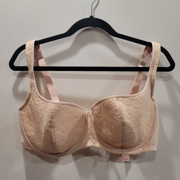 NWT Dobreva Lightly Lined Beige #2 Balconette Bra - Sz 40F US/UK - Picture 2 of 8